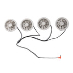 One set of four fans / S