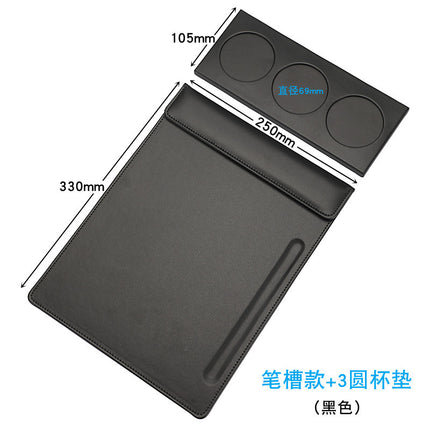 Wholesale a4 business leather meeting signing tablet clip hotel contract signature document magnetic Menu Pad clip