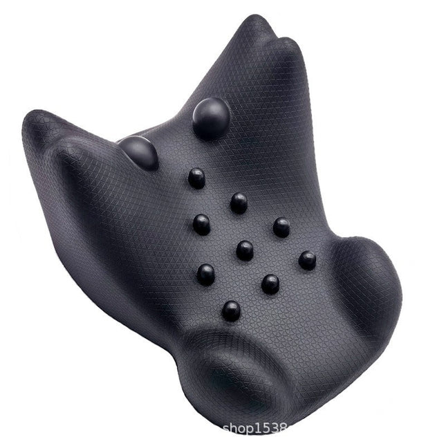 Cross-Border Supply of Pu Self-Skinning Massage Pillow, Straightening, Special Sleep Aid, Cervical Spine Pillow, Acupoint Neck Pillow
