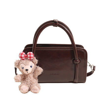 This Year's Popular Niche Design Small Bags for Women 2025 New Korean Style Fashion Ins Satchel Shoulder Small Square Bag