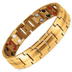 Gold 1.5cm wide double row