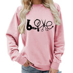 Pink (black font) / S