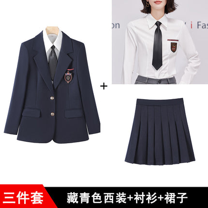 Autumn Clothes Kindergarten Teachers Garden Clothes Work Clothes College Style Fashion Temperament Uniform Kindergarten Teachers Business Clothes Suit suit