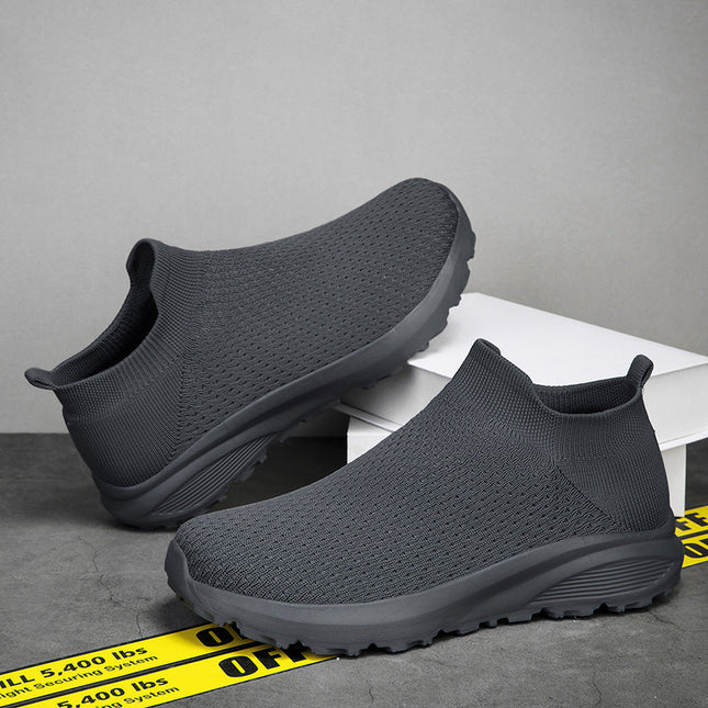 Cross-border New Men's Shoes Flying Weaving sneaker Shoes plus size Casual Shoes Socks Shoes Wide-toe Shoes Casual Shoes Adult
