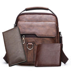 Brown vertical three-piece set