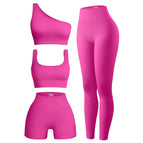 Rose red-four-piece set / S
