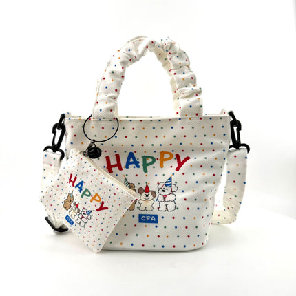 In-Stock New Small Cloth Bag Ins Cute Cartoon Women's Summer Cloth Bag Handbag Casual Tote Bag Upgrade