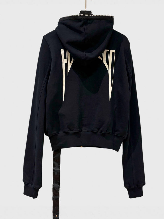 Women's Hoodie Jacket 2026 New Dark Style Heavy-Duty Hooded Trendy Brand Print Zip-Up Hoodie Jacket