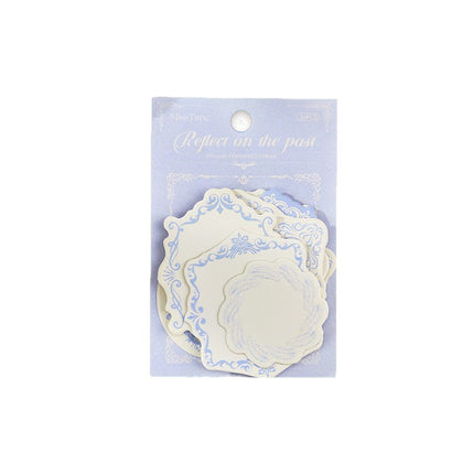Korean-Style Material Paper, Memories of the Past Series, Embossed Journaling Notes, DIY Decorative Collage Base Material