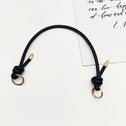 New Fashion Knot Women's Bag Handbag Replacement Bag with PU Leather Rope Metal Ring Buckle Shoulder Strap Bag Accessories