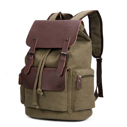 Canvas Tote Backpack, Computer Bag, Business Retro Style, Male College Style, Couple