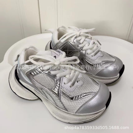 2024 foreign trade explosions Paris nail book father shoes children's shoes mesh children's sneaker girls' shoes dirty shoes