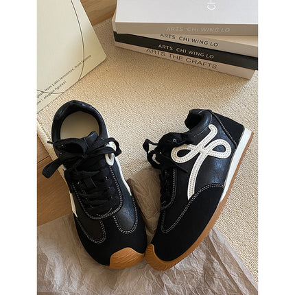 2025 New Thick-Soled Platform Double-Layer Paris Training Shoes for Women, Casual Shoes for Small People, Sports Shoes for Women, White Shoes
