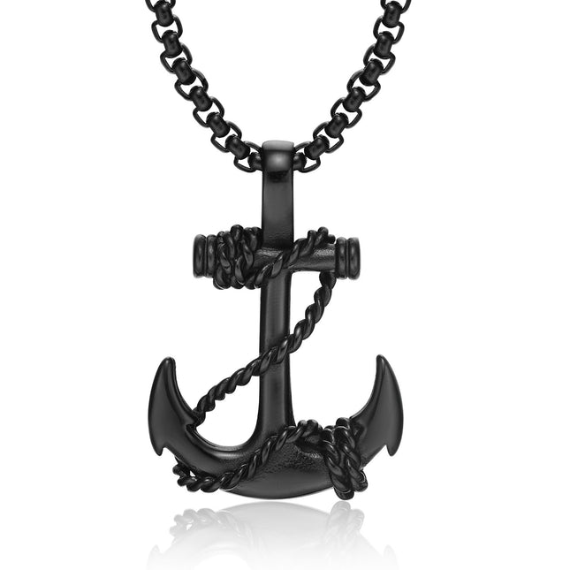 OPK Jewelry Cross-border Supply AliExpress Personalized Internet Celebrity Anchor Pendant Street Hip-hop Titanium Steel Men's Necklace