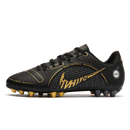 Cross-Border football shoes tf broken nails artificial turf AG nails leather feet boys and girls children young students competition training shoes