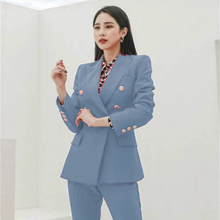 Red Suit suit Female Bully President Casual Business Wear Fashion Temperament Goddess Fan Presided over formal overalls