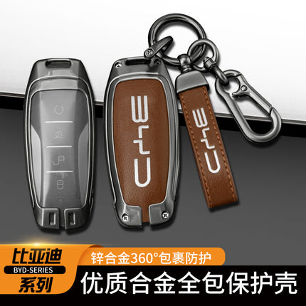 Applicable to BYD Tang dmi key case song plusdmi song max plus Pro Car bag buckle shell Han ev