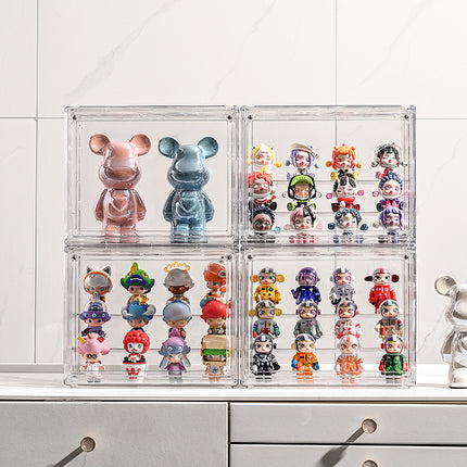 Blind Box Storage Display Rack Doll Display Cabinet Bubble Mate Storage Box Toy Dustproof Transparent Hand Display Box