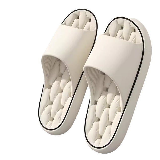 Slippers for Women, Summer Couples, Indoor Home Bathroom Bathing, Leaking, Non-Slip, Thick-Soled, Shit-Stepping Household Sandals, Slippers for Men