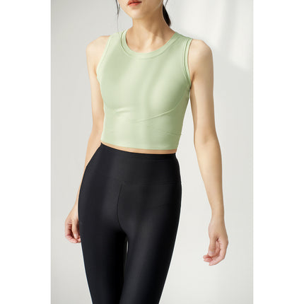 Bra-Free Bra All-In-One Women's Quick-Drying Sports Bra Vest Style Yoga Fitness Clothes Japanese Warehouse Can Be Wholesale