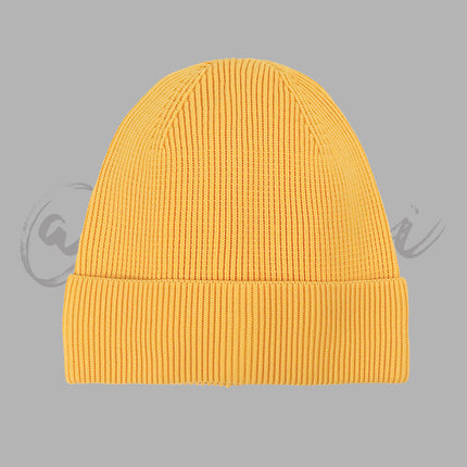 New Four Seasons Flying Woven Men's and Women's Knitted Hat Big Head Wai Cold Hat Men's European and American temu Lazy Style Hat Warm
