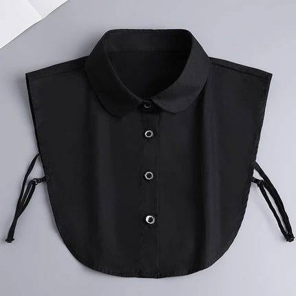 Cotton Brushed Plaid Winter Sweater Fake Collar Collar Protector Unisex Shirt Collar Fashionable Versatile Fake Collar