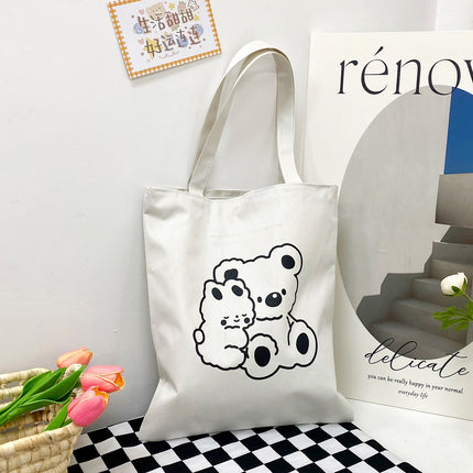 Factory wholesale 2023 new large capacity ladies shoulder handbag Oxford cloth gift bag cartoon cute