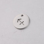 Gold 12mm-with hanging ring / 9-Sagittarius
