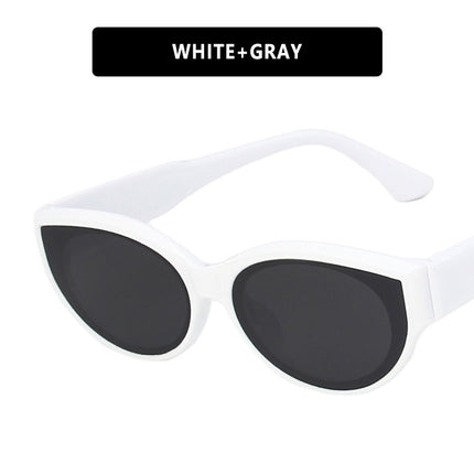 Cross-Border European and American Personalized Sunglasses 2020 New Retro Hip-Hop Oval Sunglasses Street Style Fashion Sunglasses