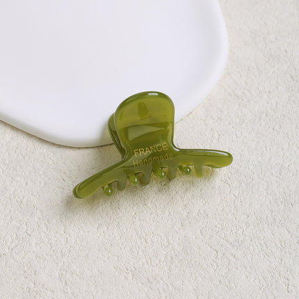 Acetate Small Claw Clip Half-Up Hair Shark Clip for Women, Suitable for the Back of the Head, Hairpin for Thin Hair, High-End Hair Accessory