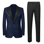 Navy blue (suit + trousers) / M/46/170