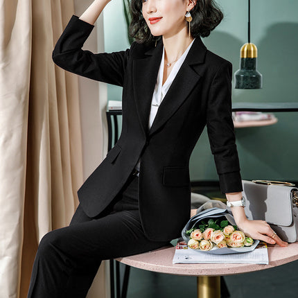 Jindian professional suit women's autumn new suit skirt formal wear female teacher sales department hotel front desk work clothes