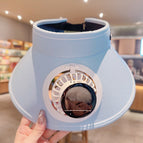 [candy hat solar model] blue / Adjustable