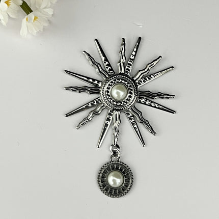 Pearl Sunflower DIY Jewelry Virgin Halo Baroque Lolita Dark Gothic Cos Headdress Style Accessories