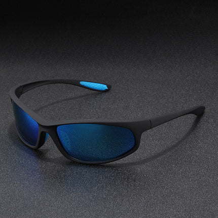 New Polarized Sunglasses for Men, Colorful Cycling Sports Glasses, Windproof Goggles, Cross-Border Best-Selling Model D185
