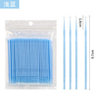 1 pack (100 pieces) / Light blue
