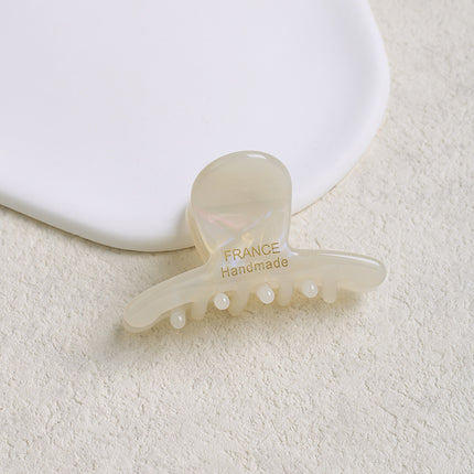 Acetate Small Claw Clip Half-Up Hair Shark Clip for Women, Suitable for the Back of the Head, Hairpin for Thin Hair, High-End Hair Accessory