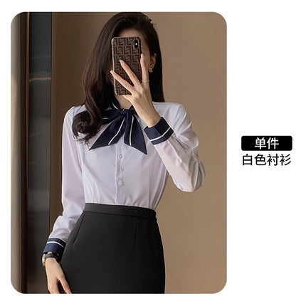 Professional suit Women's Vest Workwear Hotel Front Desk Fashion Vest Jewelry Shop Beautician Work Clothes Temperament suit