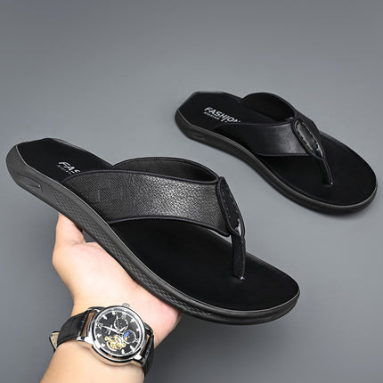 Flip-flops men's 2023 new summer wear non-slip deodorant driving men's slippers foot casual beach sandals