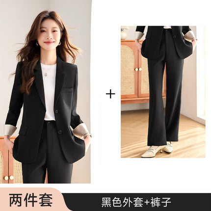 Suit suit Women's Professional Business Dress Interview College Students Advanced Sense Temperament Commuter Women's Front Desk Work Clothes