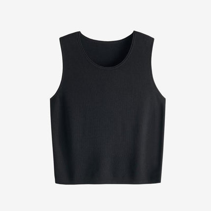 Ultimate'Naked Skin' Experience: [Lyocell/Silk/Cotton/Flax] 25-Year Classic U-Neck Solid Color Tank Top