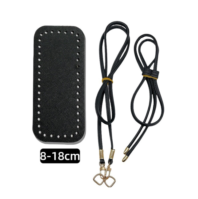 2025 Cross-border New Handmade Coin Purse Mobile Phone Bag Diy Accessories Leather Bottom Shoulder Strap suit Making Materials