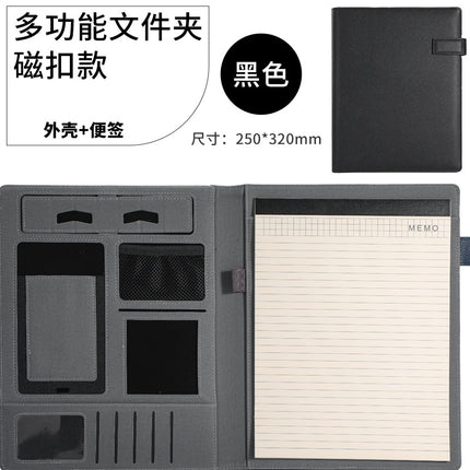 Multifunctional Document Information Booklet, Information Folder, Leather Manager Folder, Single Book