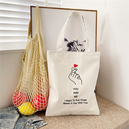 2022 Fashion Shoulder Bag Casual Oxford Cloth Printed Vegetable Bag Simple Portable Mommy Handbag