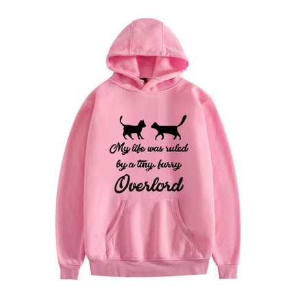 Cross-border overlord peripheral hoodie cartoon cartoon print autumn and winter men's and women's hooded sweater