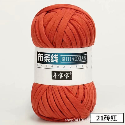 Cloth thread hand-woven bag thread crocheted home carpet wool DIY Hyun-a with factory wholesale