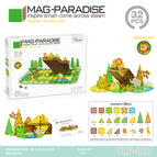 027 grassland animal magnetic sheet-32pcs