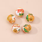 13. white lotus leaf lotus beads 9mm