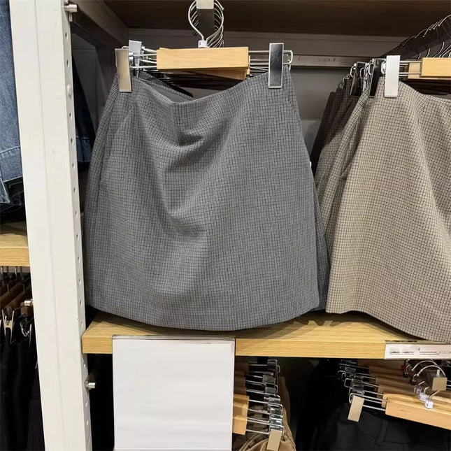 Japanese-Style Women's Clothing 25 Autumn New Casual Mini Skirt Pants Slim Fit Versatile Bodycon Shorts Half Skirt 479662