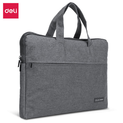 Deli 5590 Document Bag Printed logo Portable Business Briefcase Company Meeting Portable Document Bag
